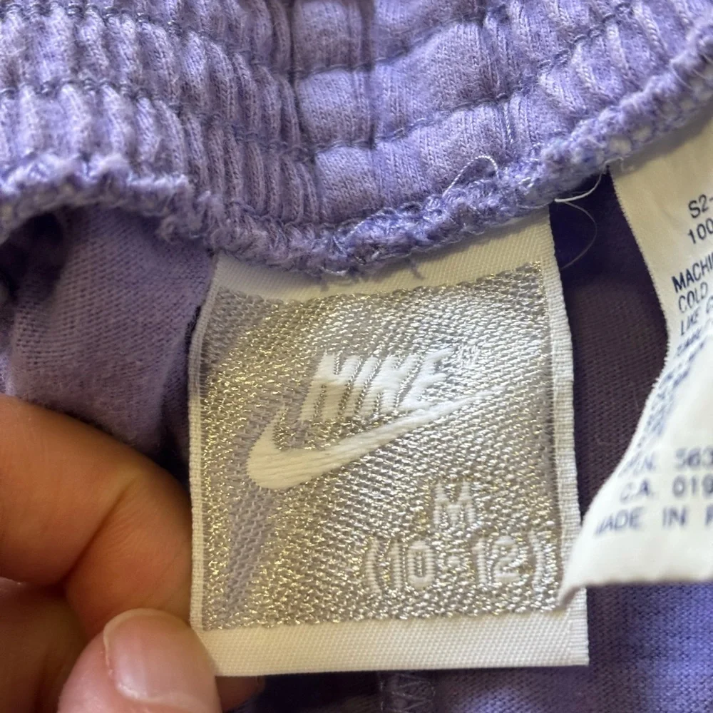Vintage 90s Nike Lavender Purple Track Shorts XXS